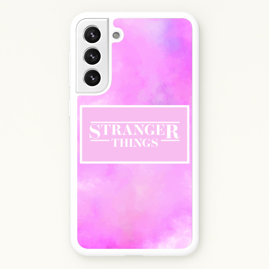 Pink Galaxy Stranger  - Stranger Things Phone Case for Galaxy S22 Plus