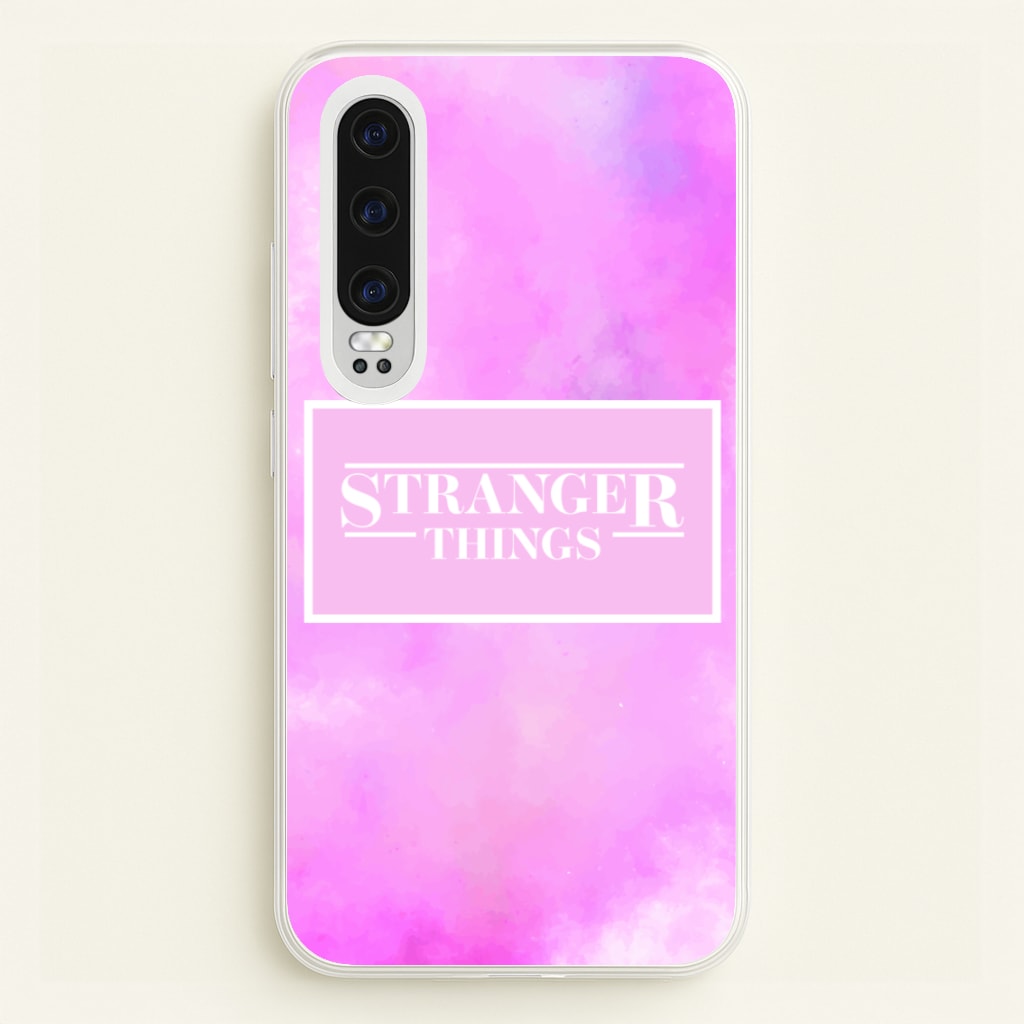 Pink Galaxy Stranger - Stranger Things Phone Case for Huawei P30
