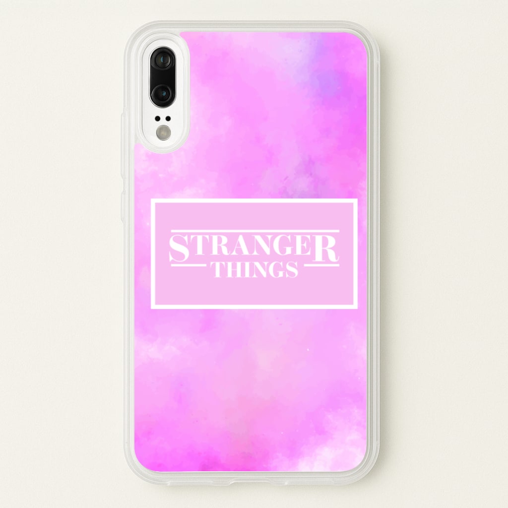 Pink Galaxy Stranger - Stranger Things Phone Case for Huawei P20