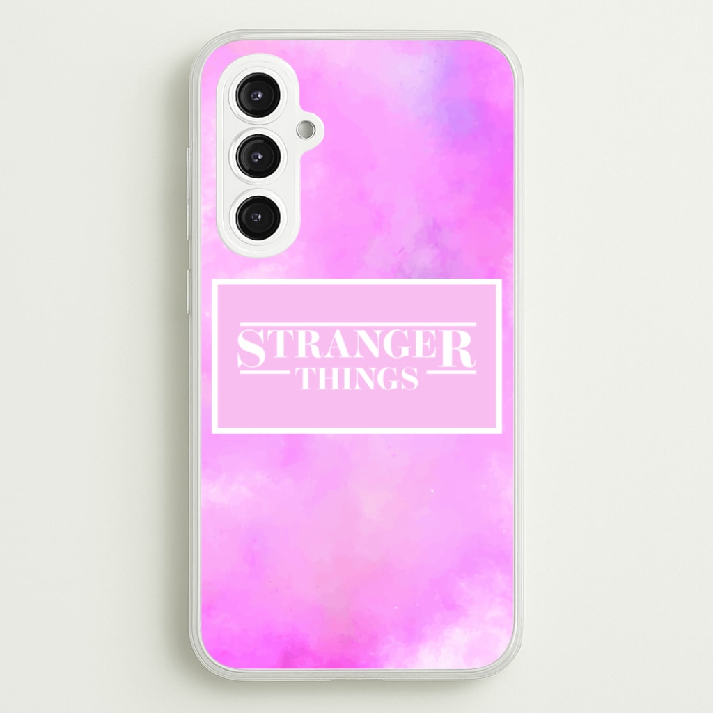 Pink Galaxy Stranger - Stranger Things Phone Case for Galaxy S23FE