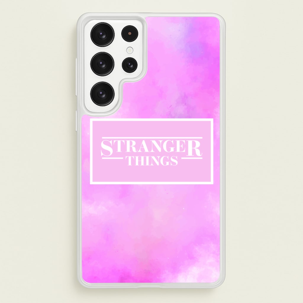 Pink Galaxy Stranger  - Stranger Things Phone Case for Galaxy S22 Ultra