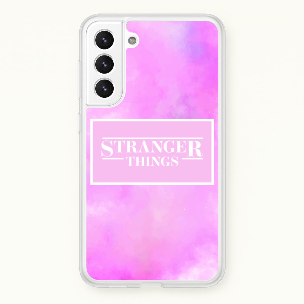 Pink Galaxy Stranger - Stranger Things Phone Case for Galaxy S21
