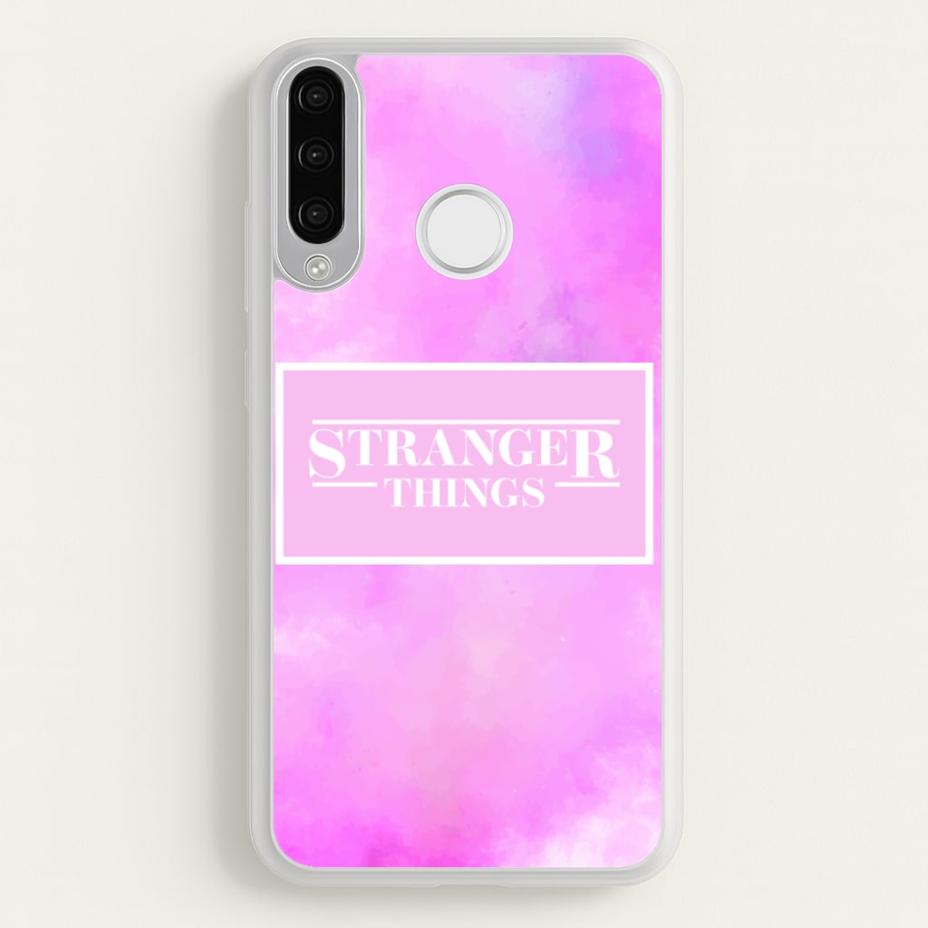 Pink Galaxy Stranger - Stranger Things Phone Case for Huawei P30 Lite