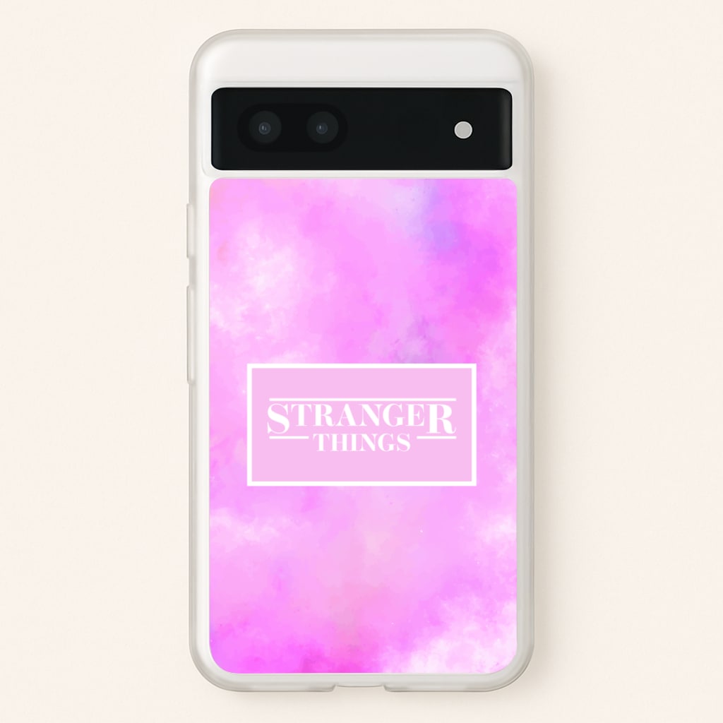 Pink Galaxy Stranger - Stranger Things Phone Case for Google Pixel 7a