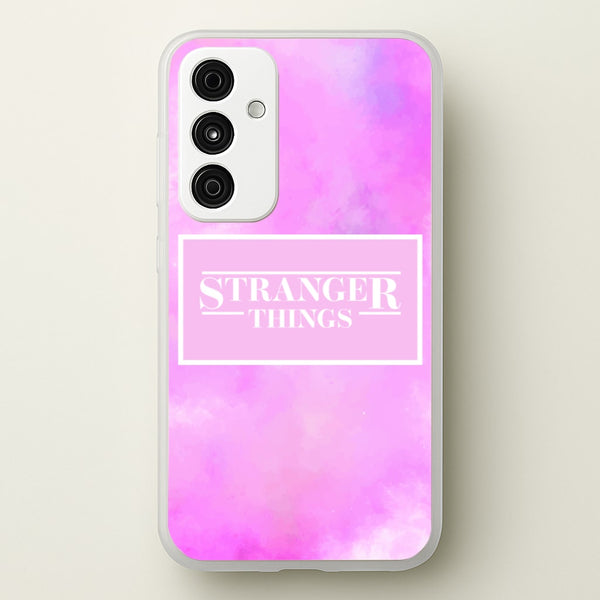 Pink Galaxy Stranger - Stranger Things Phone Case for Galaxy A35