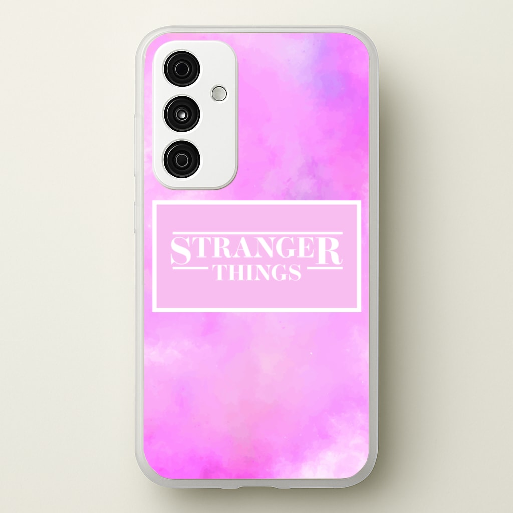Pink Galaxy Stranger  - Stranger Things Phone Case for Galaxy A35