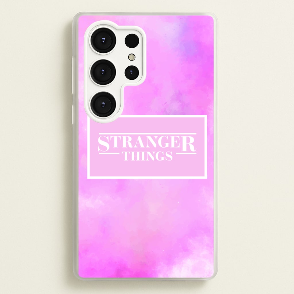 Pink Galaxy Stranger  - Stranger Things Phone Case for Galaxy S25 Ultra