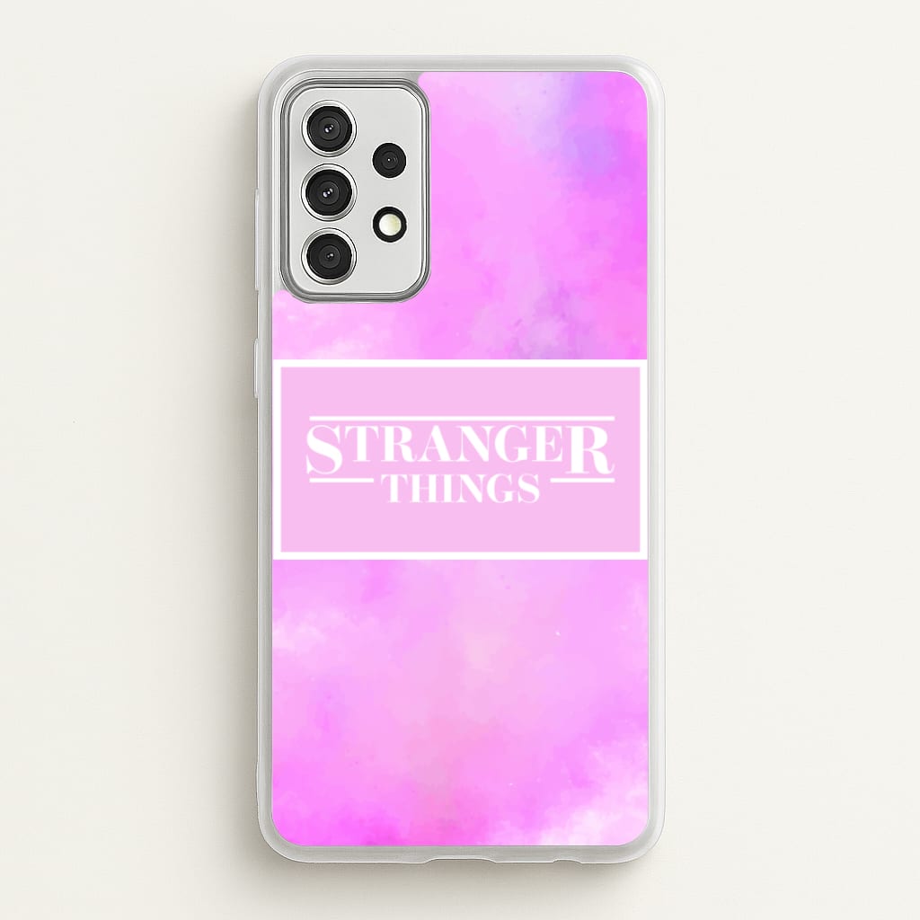 Pink Galaxy Stranger - Stranger Things Phone Case for Galaxy A52 / A52s