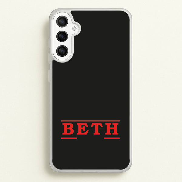 Title - Personalised Stranger - Stranger Things Phone Case for Galaxy A34