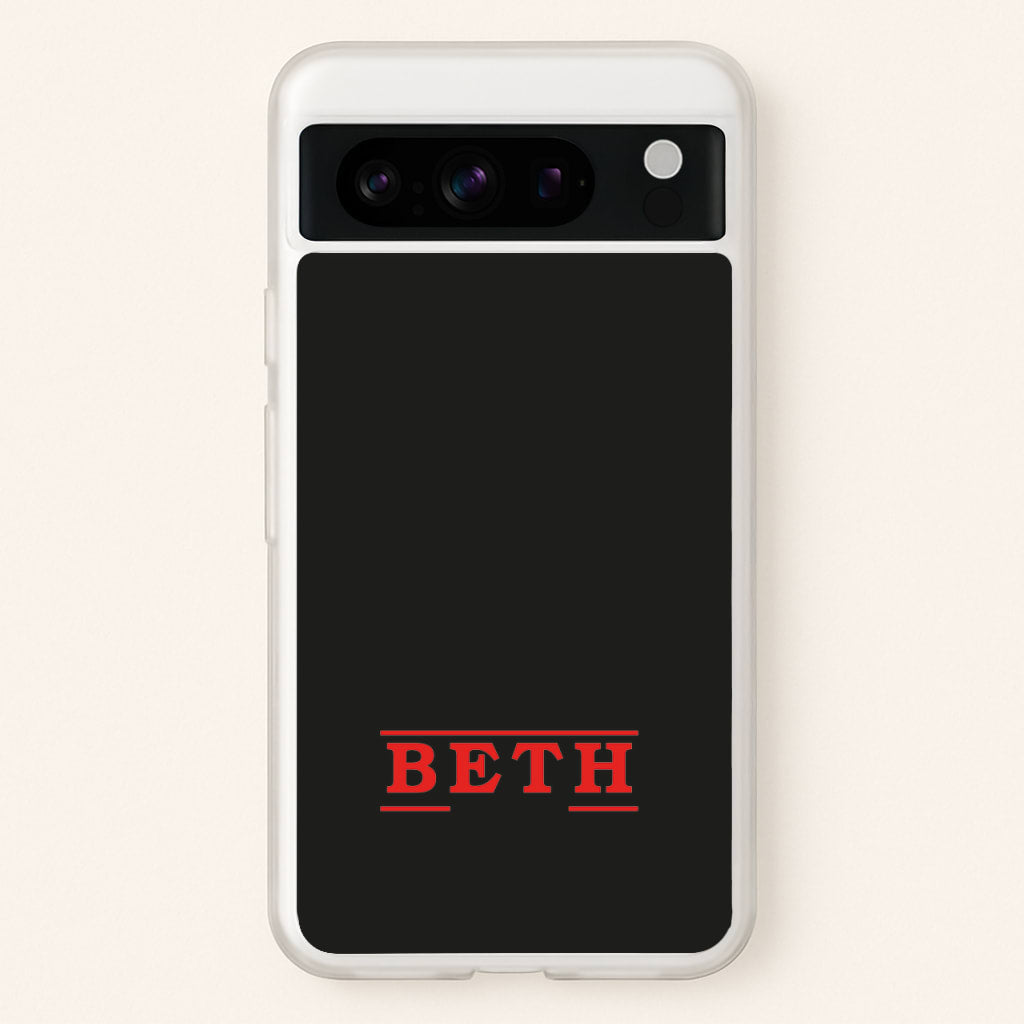 Title - Personalised Stranger - Stranger Things Phone Case for Google Pixel 8 Pro
