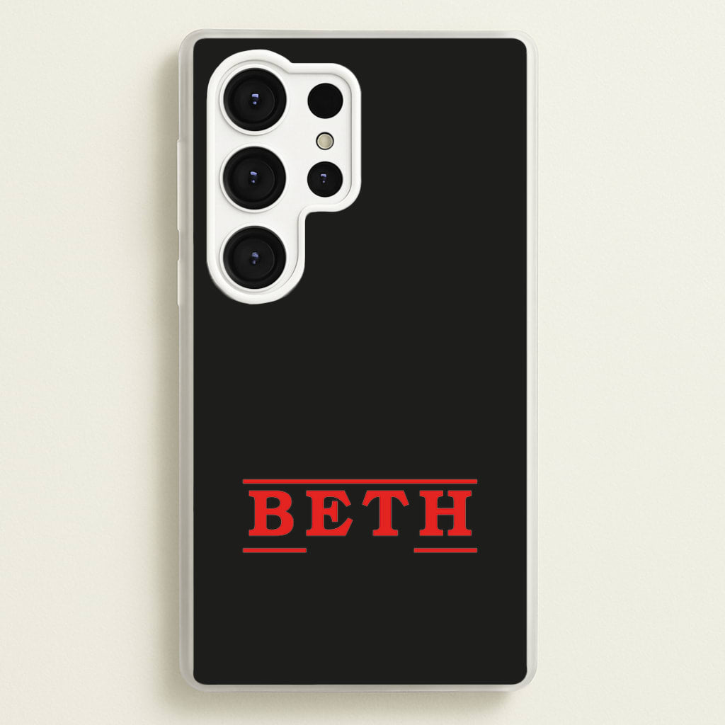 Title - Personalised Stranger - Stranger Things Phone Case for Galaxy S25 Ultra