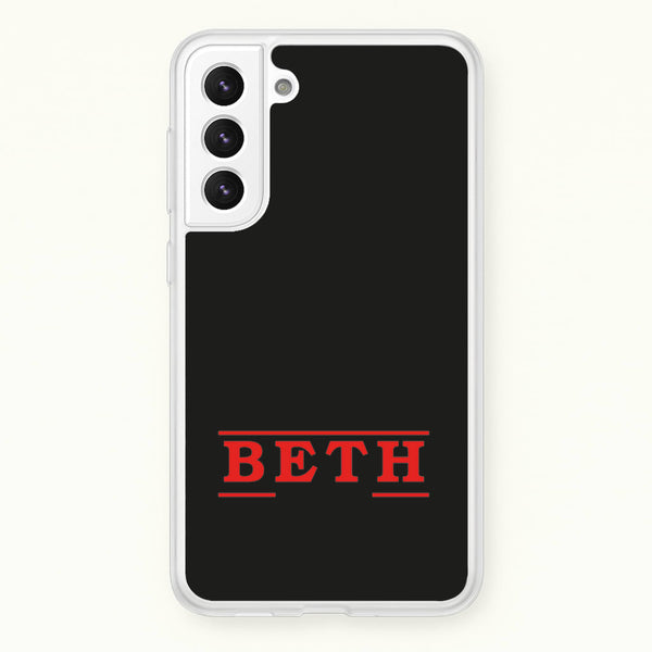 Title - Personalised Stranger - Stranger Things Phone Case for Galaxy S21FE