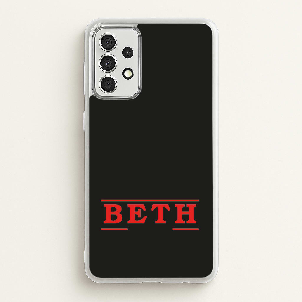 Title - Personalised Stranger - Stranger Things Phone Case for Galaxy A52 / A52s