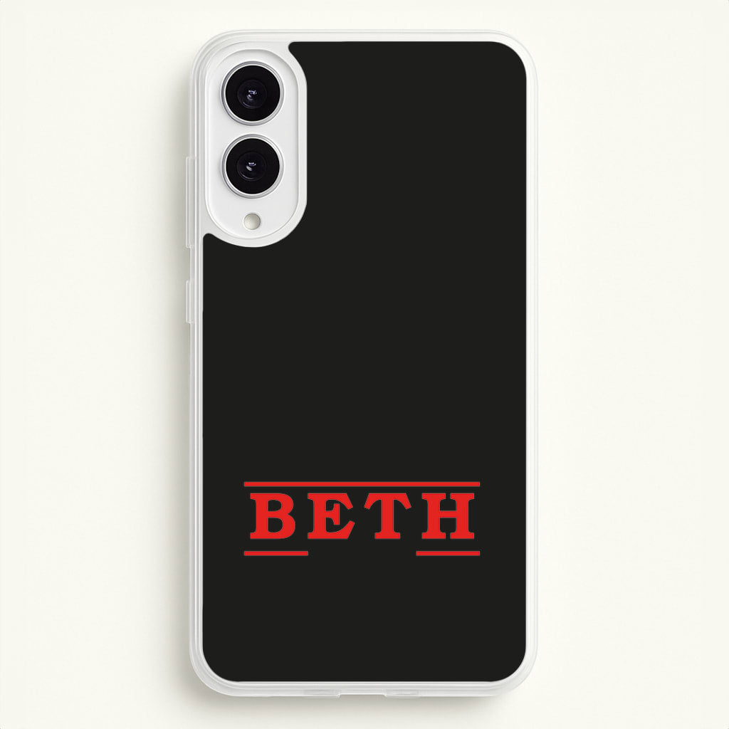 Title - Personalised Stranger - Stranger Things Phone Case for Galaxy S25 Edge