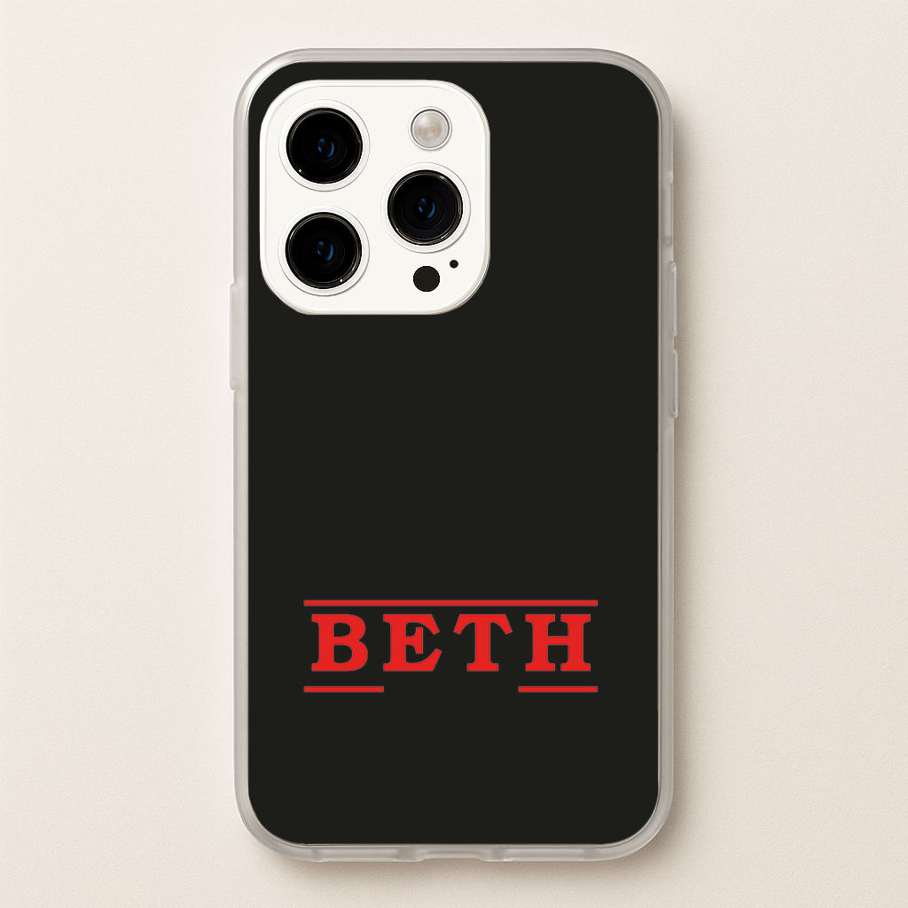 Title - Personalised Stranger - Stranger Things Phone Case for iPhone 15 Pro