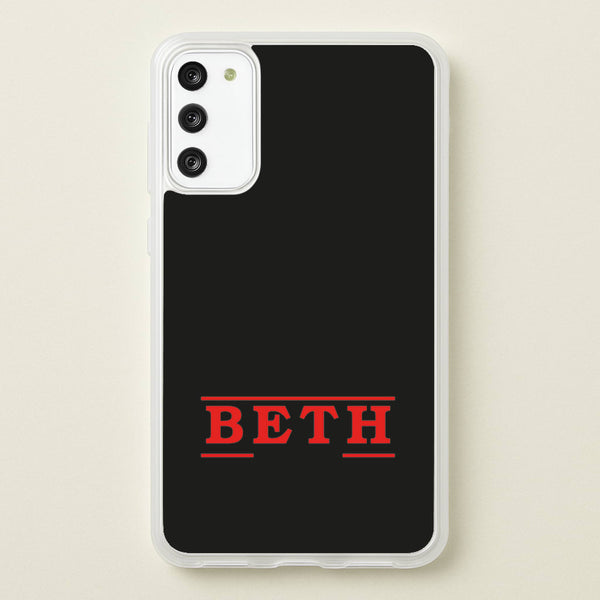 Title - Personalised Stranger - Stranger Things Phone Case for Galaxy A41
