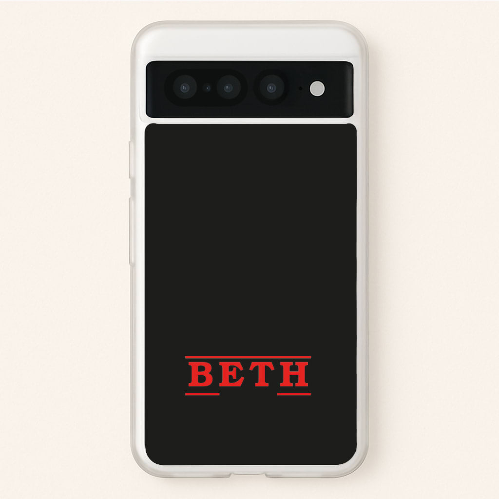 Title - Personalised Stranger - Stranger Things Phone Case for Google Pixel 7 Pro