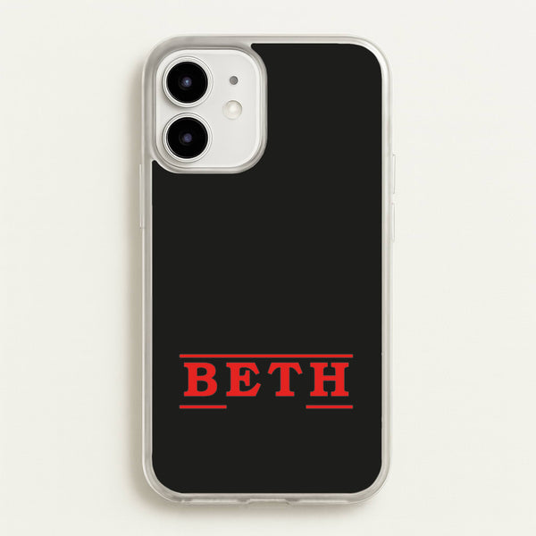 Title - Personalised Stranger - Stranger Things Phone Case for iPhone 12 / 12 Pro