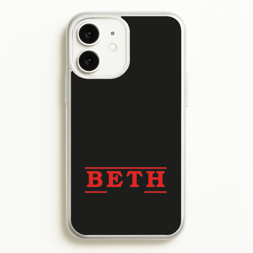 Title - Personalised Stranger - Stranger Things Phone Case for iPhone 11