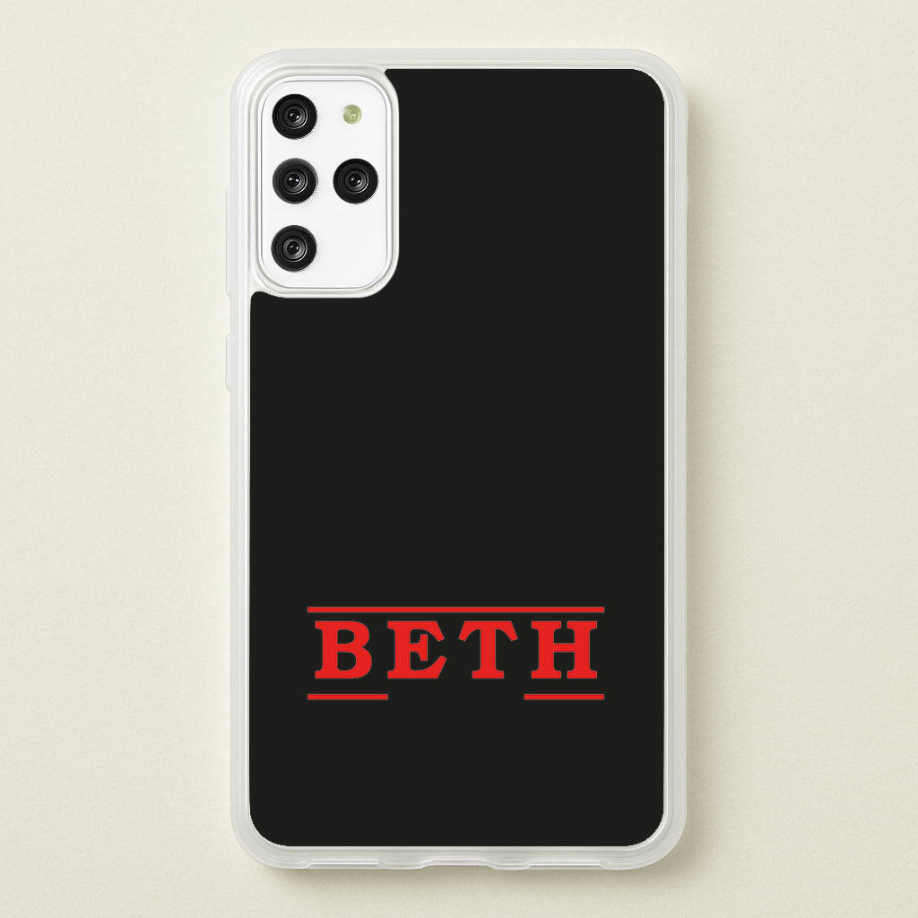 Title - Personalised Stranger - Stranger Things Phone Case for Galaxy S20 Plus