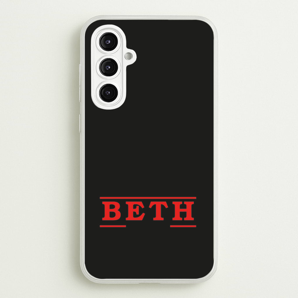 Title - Personalised Stranger - Stranger Things Phone Case for Galaxy A16