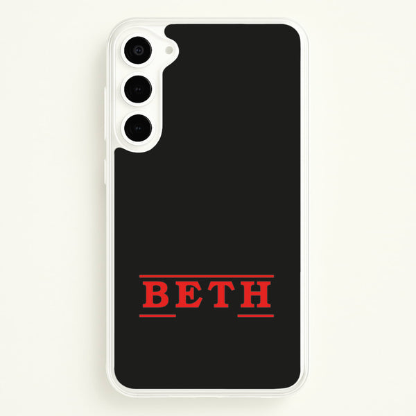 Title - Personalised Stranger - Stranger Things Phone Case for Galaxy S23 Plus