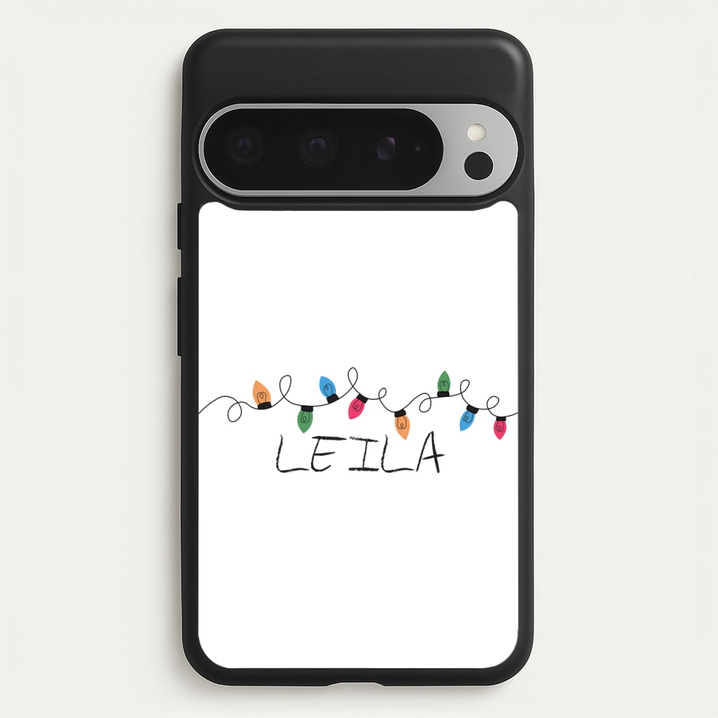 Fairy Lights - Personalised Stranger - Stranger Things Phone Case for Google Pixel 9 Pro XL