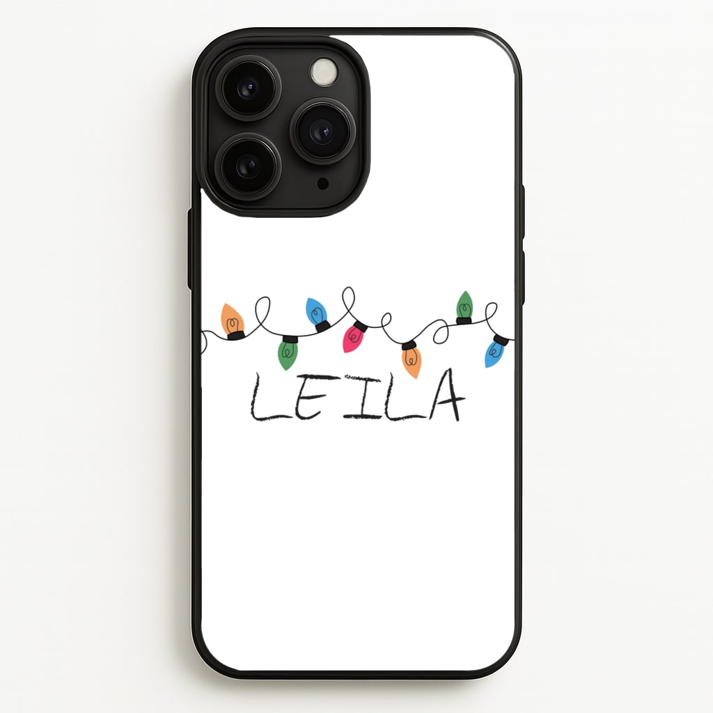 Fairy Lights - Personalised Stranger - Stranger Things Phone Case for iPhone 11 Pro