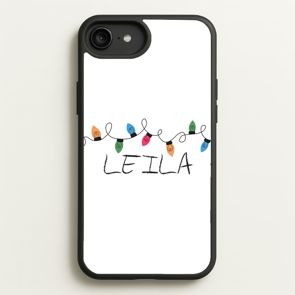 Fairy Lights - Personalised Stranger - Stranger Things Phone Case for iPhone 6 Plus / 7 Plus / 8 Plus