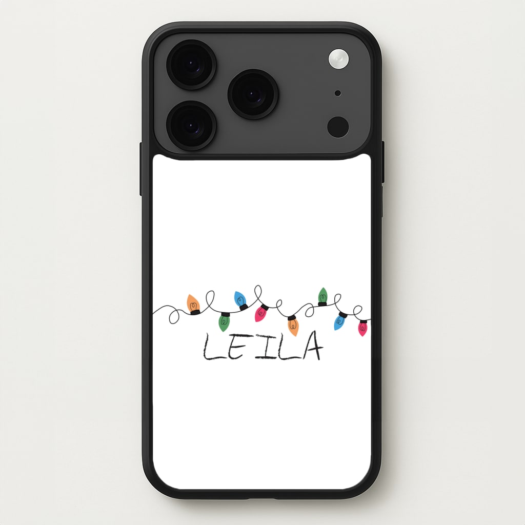 Fairy Lights - Personalised Stranger Phone Case for iPhone 17 Pro