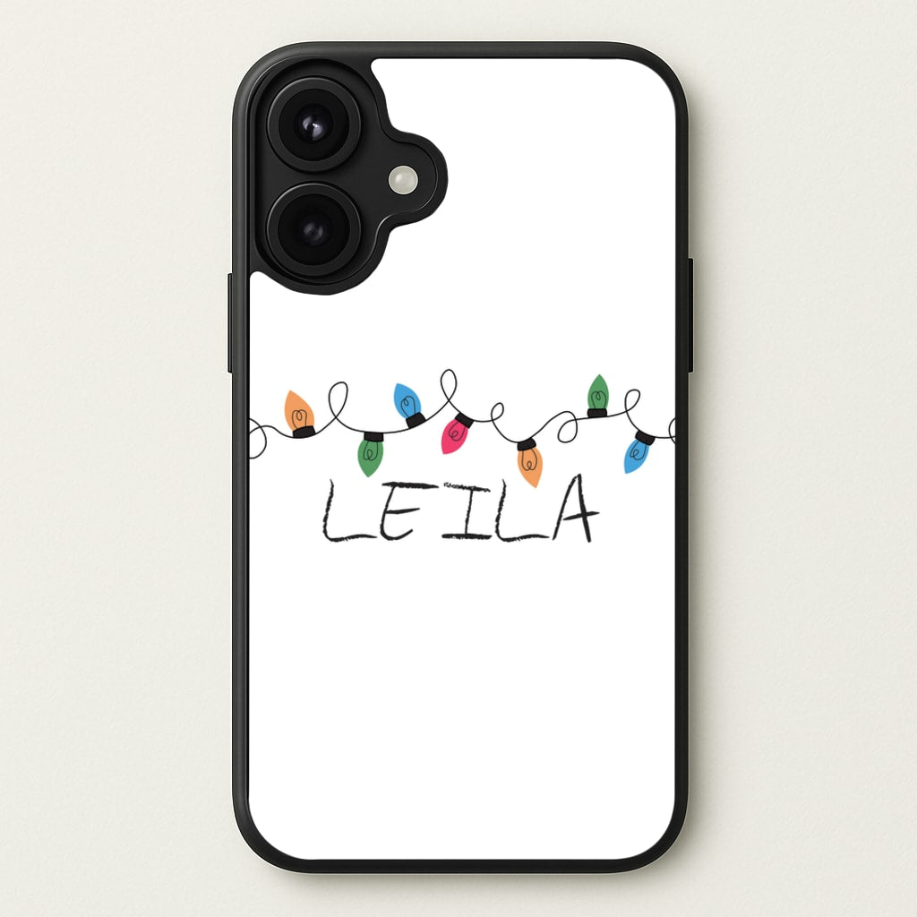 Fairy Lights - Personalised Stranger Phone Case for iPhone 17