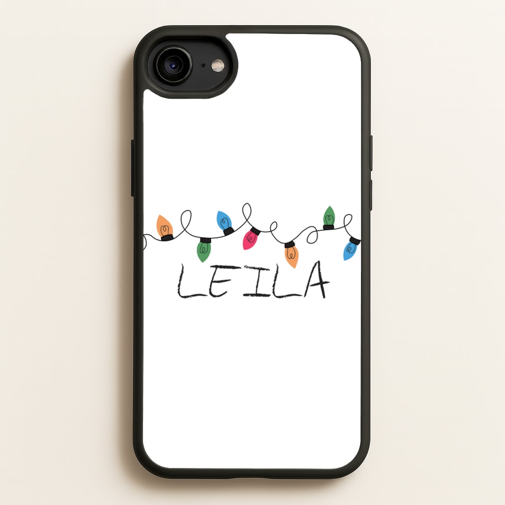 Fairy Lights - Personalised Stranger - Stranger Things Phone Case for iPhone 6 / 7 / 8 / SE