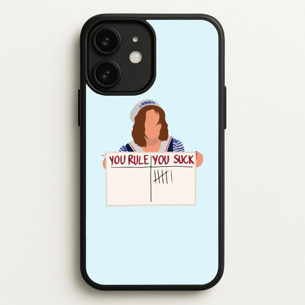 You Suck Tally - Stranger Things Phone Case for iPhone 11