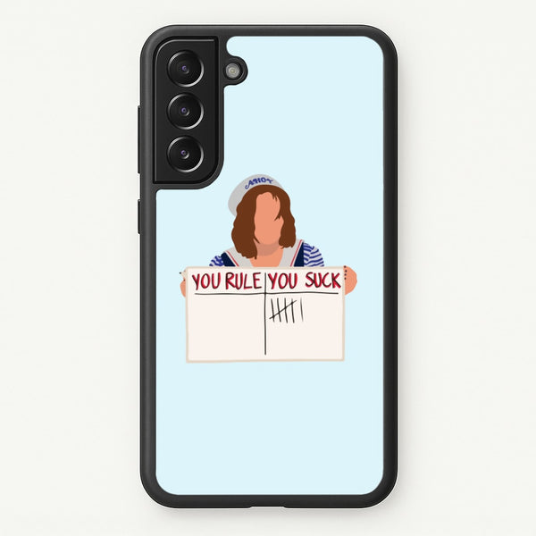 You Suck Tally - Stranger Things Phone Case for Galaxy S21FE