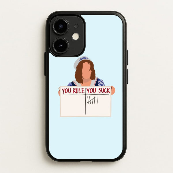 You Suck Tally - Stranger Things Phone Case for iPhone 12 Mini