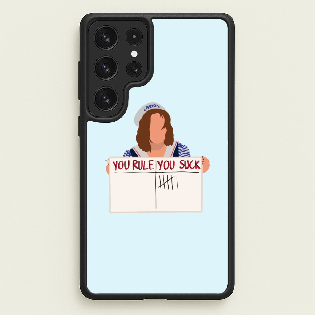 You Suck Tally - Stranger Things Phone Case for Galaxy S22 Ultra