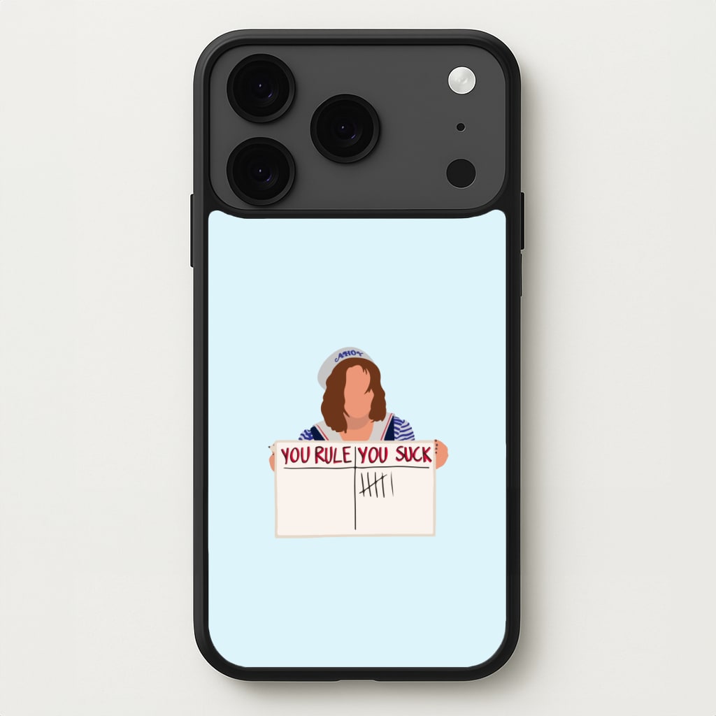 You Suck Tally Phone Case for iPhone 17 Pro