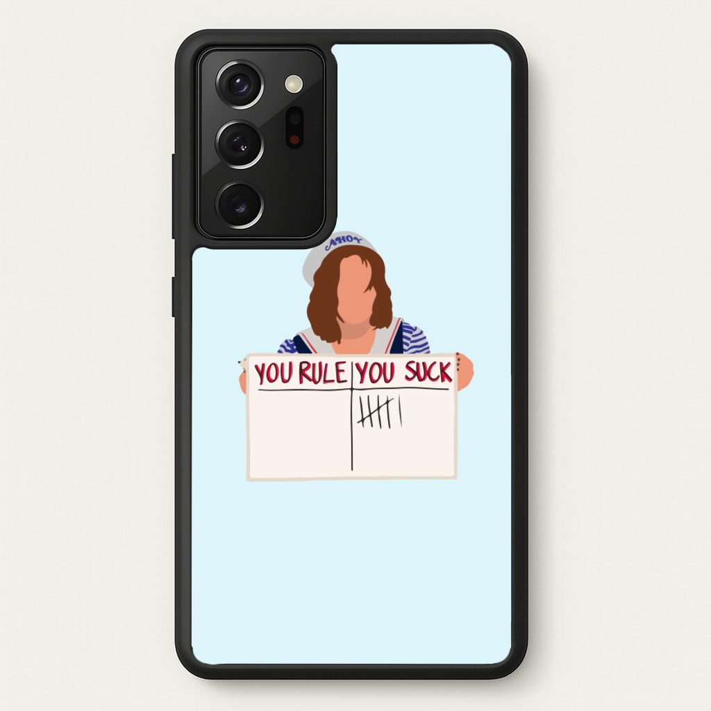 You Suck Tally - Stranger Things Phone Case for Galaxy Note 20 Ultra