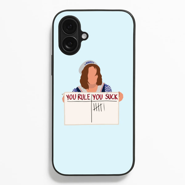 You Suck Tally - Stranger Things Phone Case for iPhone 16 Plus