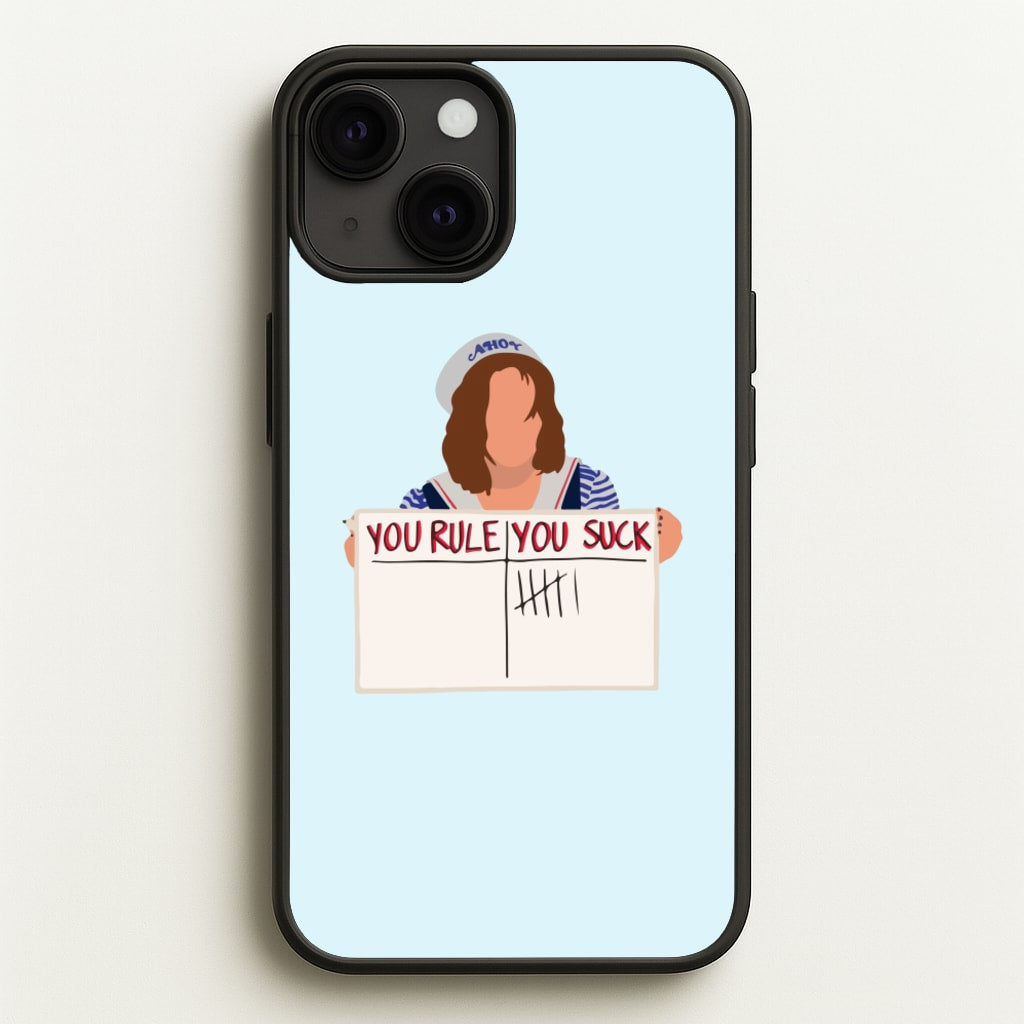 You Suck Tally - Stranger Things Phone Case for iPhone 13