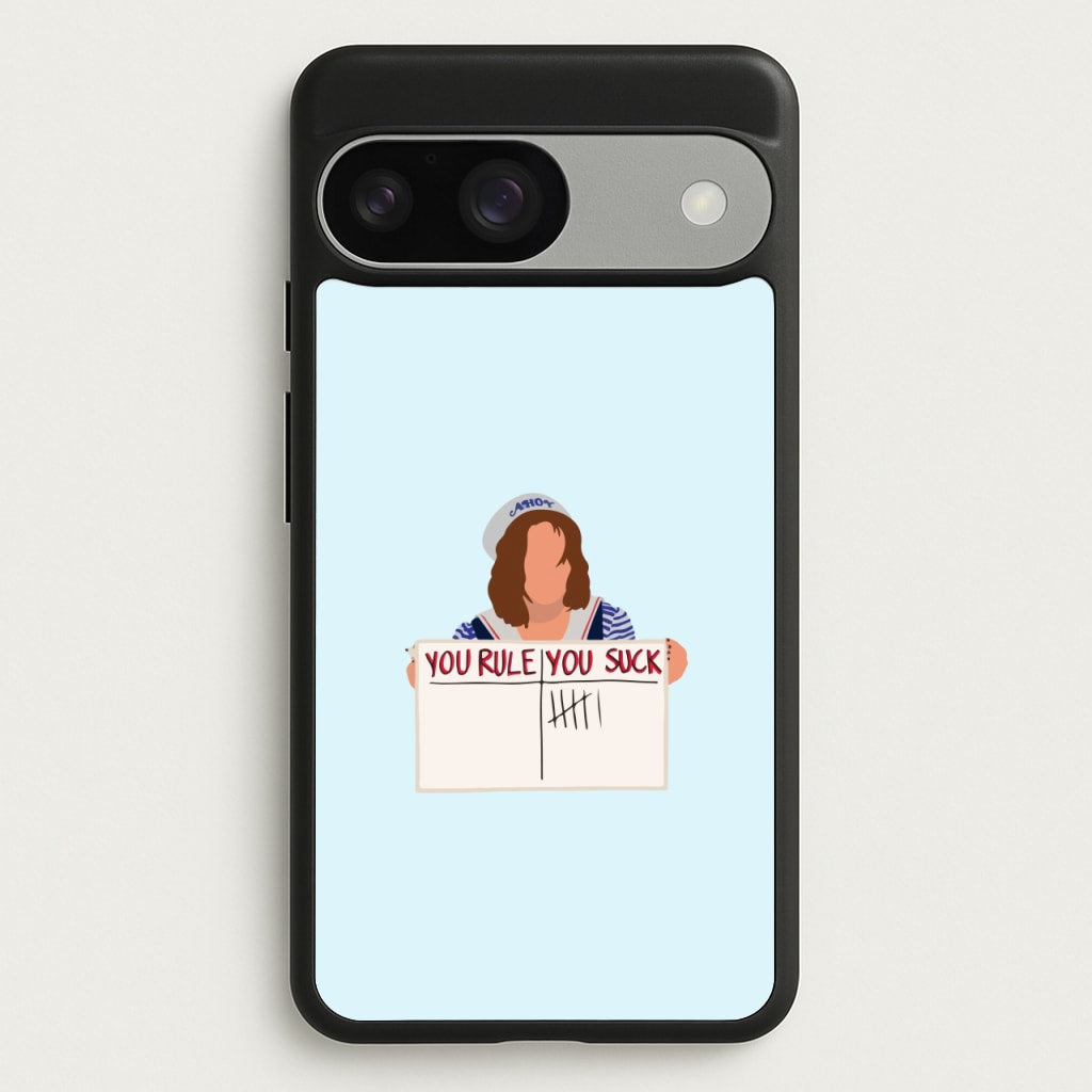 You Suck Tally - Stranger Things Phone Case for Google Pixel 9 / 9 Pro