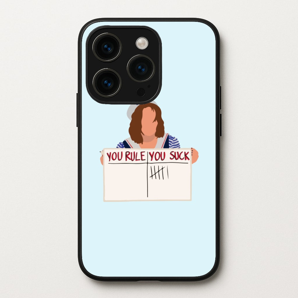 You Suck Tally - Stranger Things Phone Case for iPhone 15 Pro