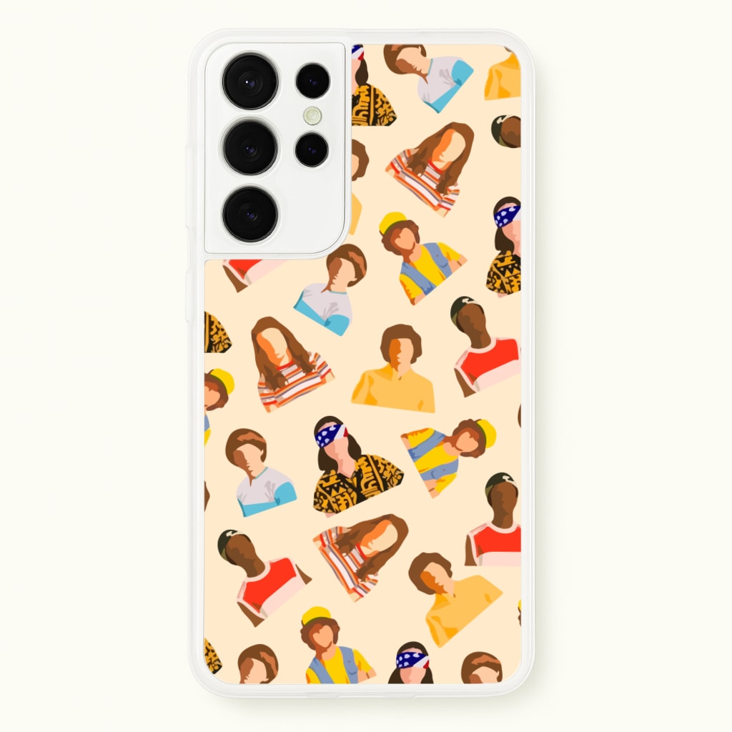 Stranger Pattern - Phone Case for Galaxy S21 Ultra