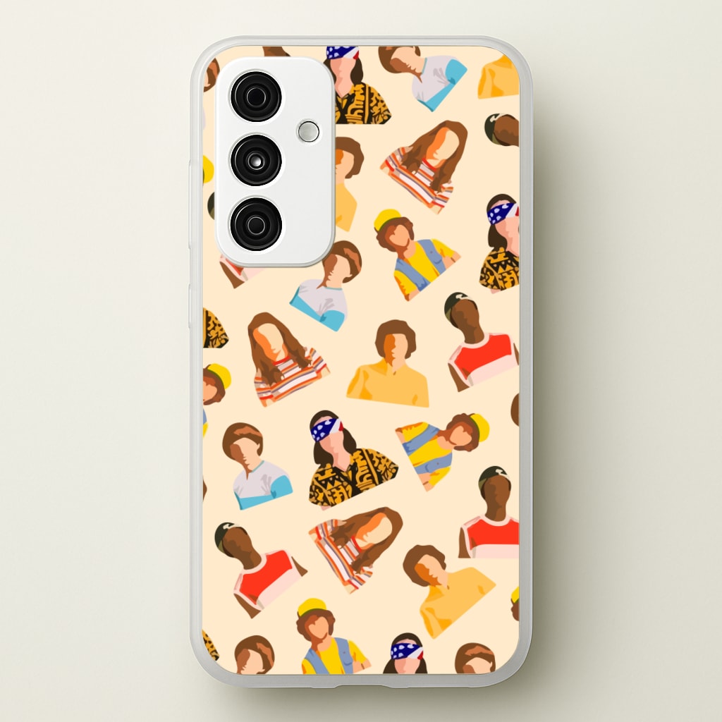Stranger Pattern - Phone Case for Galaxy A55