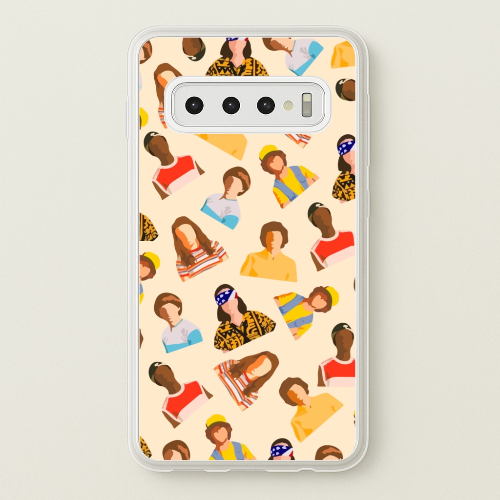 Stranger Pattern - Phone Case for Galaxy S10 Plus