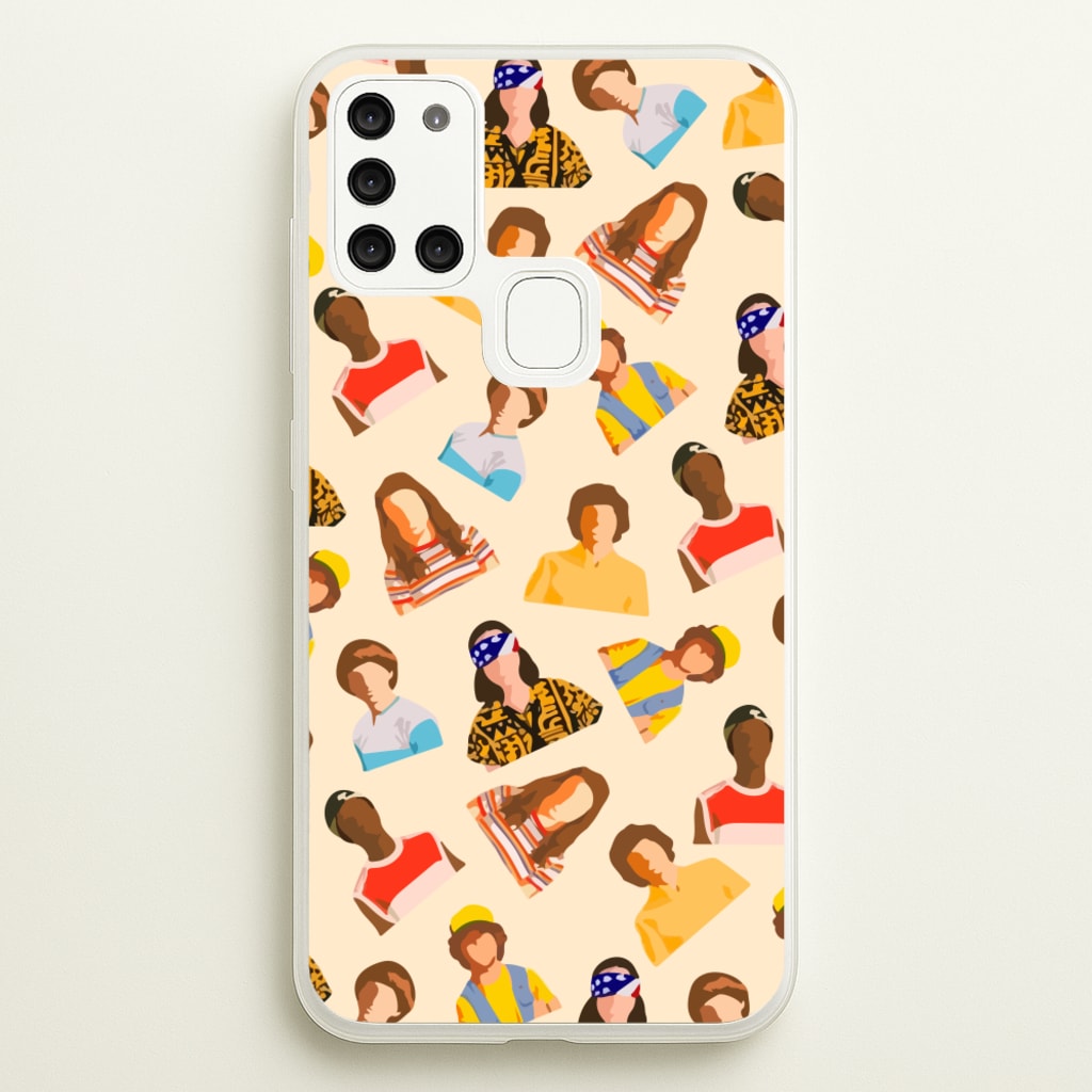 Stranger Pattern - Phone Case for Galaxy A21s