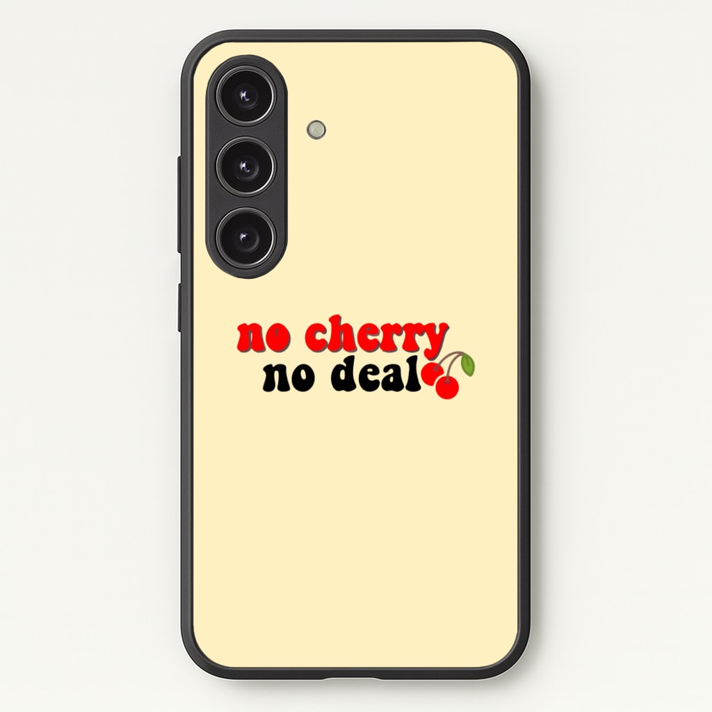 No Cherry No Deal - Stranger Things Phone Case for Galaxy S25