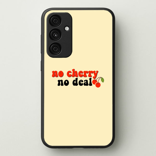 No Cherry No Deal - Stranger Things Phone Case for Galaxy A55