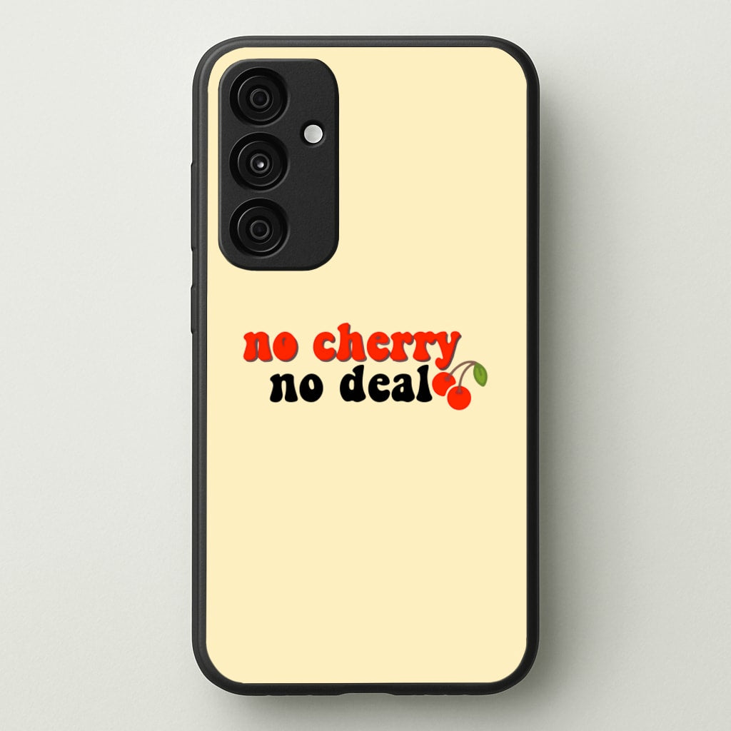 No Cherry No Deal - Stranger Things Phone Case for Galaxy A35