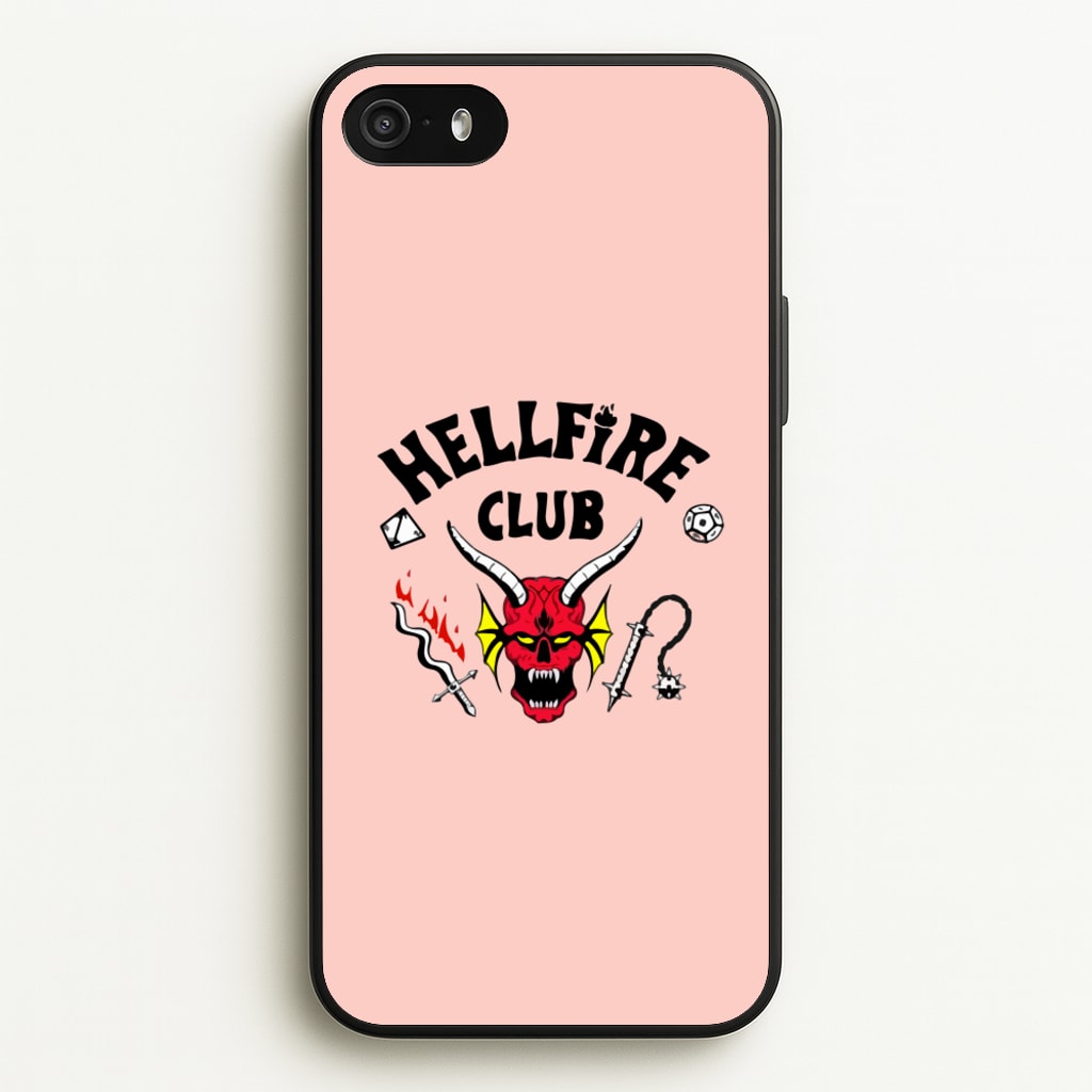 Hellfire Club Logo - Stranger Things Phone Case for iPhone 5 / 5s / SE 2016